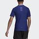 Adidas M D4T HR Tee [HC4246] 男 短袖 上衣 T恤 運動 訓練 亞洲版 涼感 透氣 反光 藍 product thumbnail 3