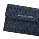 MICHAEL KORS COOPER 經典MK印花風琴式零錢名片卡夾(深藍/黑邊) product thumbnail 5