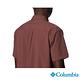 Columbia 哥倫比亞 男款-男超防潑短袖襯衫-暗紅 UAE55530WE / S23 product thumbnail 5