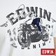 EDWIN 騎士植絨印花T恤-男-米白色 product thumbnail 6