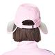 【Lynx Golf】女款抗UV功能可拆式變換中空帽造型Lynx字樣繡花可調式大盤帽-粉色 product thumbnail 4