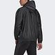 Adidas M W.N.D. JKT PB H42037 男 運動外套 連帽 風衣 亞洲尺寸 寬鬆 舒適 秋季 黑 product thumbnail 2