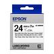 EPSON C53S656417 LK-6WBVN產業標籤帶耐久型(寬度24mm)白底黑字 product thumbnail 2