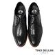 TINO BELLINI 男款牛皮極簡造型圓頭紳士鞋-黑 product thumbnail 4