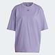 Adidas Tee IA6462 女 短袖 上衣 T恤 運動 休閒 經典 三葉草 寬鬆 棉質 舒適 穿搭 紫 product thumbnail 4