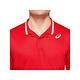 Asics [2041A086-600] 男 網球衣 上衣 短袖 POLO衫 吸濕 排汗 透氣 運動 訓練 亞瑟士 紅 product thumbnail 4