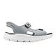 Skechers 涼鞋 Go Walk Flex Sandal-Easy Entry Slip-Ins 男鞋 灰 藍 避震 涼拖鞋 229210GYNV product thumbnail 6