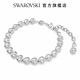 SWAROVSKI 施華洛世奇Imber Tennis 手鏈圓形切割, 白色, 鍍白金色 product thumbnail 4