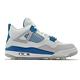 Nike 高爾夫球鞋 Jordan IV G 運動 男鞋 喬丹四代 軟釘 氣墊 避震 防水 球鞋 白 藍 CU9981-101 product thumbnail 3