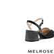 高跟鞋 MELROSE 美樂斯 氣質飾釦造型異材質方頭高跟鞋－黑 product thumbnail 4