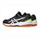 Asics GEL-Task 3 [1071A077-002] 男 排球鞋 運動 訓練 室內 緩震 支撐 透氣 黑白 product thumbnail 3