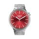 Swatch 金屬 BIG BOLD IRONY 系列手錶 SCARLET SHIMMER 金屬鍊帶 勃根地紅 (47mm) 男錶 女錶 手錶 瑞士錶 金屬錶 product thumbnail 2