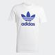 Adidas Trefoil T-Shirt IA4813 男 短袖 上衣 T恤 亞洲版 休閒 經典 三葉草 白藍 product thumbnail 4