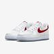 Nike Wmns Air Force 1 07 ESS SNKR [DX6541-100] 女 休閒鞋 經典 白紅 product thumbnail 6