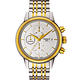 TISSOT 天梭 官方授權 Carson 經典羅馬計時機械腕錶-銀x金/42mm T0854272201100 product thumbnail 2