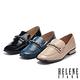 (小白鞋推薦)低跟鞋 HELENE SPARK 復古品味鍊條微方頭樂福低跟鞋－黑 product thumbnail 7