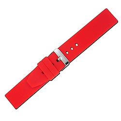 Watchband / 舒適耐用輕便運動型矽膠錶帶-紅色