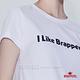 BRAPPERS 女款 I like Brappers印花基本T-白 product thumbnail 7