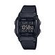 CASIO 卡西歐 實用滿分經典電子數字腕錶-黑X面(W-800H-1B) product thumbnail 2