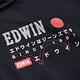 EDWIN 東京散策系列 EDWIN印象連帽長袖T恤-男女-黑色 product thumbnail 5