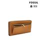 FOSSIL Logan 多層真皮拉鍊RFID防盜長夾-焦糖色 SL7831235 product thumbnail 4