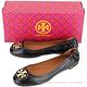 TORY BURCH Multi Logo 雙T標誌山羊皮平底鞋(黑色) product thumbnail 5