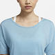 Nike NY DF LAYER SS TOP 女短袖上衣-粉藍-CJ9327424 product thumbnail 3