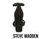 STEVE MADDEN-CHARMING 麂皮高跟一字涼鞋-黑色 product thumbnail 4