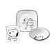 【美國康寧】CORELLE SNOOPY 復刻黑白3件式餐具組(C11) product thumbnail 2