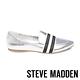 STEVE MADDEN-FOSTER 真皮質感學院風尖頭休閒鞋-銀色 product thumbnail 2