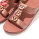 【FitFlop】FINO PEARL-CHAIN SLIDES 立體珠飾花圈設計H型涼鞋(玫瑰色) product thumbnail 5