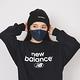 New Balance 毛帽 Linear Knit Cuffed 黑 白 針織 刺繡 反摺帽簷 小標 男女款 NB 紐巴倫 LAH13032BK product thumbnail 4