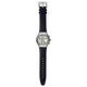 Swatch 金屬系列 DARKMEBLUE 金屬-銀色計時錶 -43mm product thumbnail 3