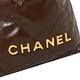 CHANEL 22 MINI HANDBAG 新款CHANEL金鍊菱格牛皮手提斜背兩用包(深棕) product thumbnail 6