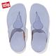 【FitFlop】WALKSTAR FINESTRIPE WEBBING TOE-POST SANDALS經典復刻LOGO夾腳涼鞋-女(薰衣草紫) product thumbnail 4