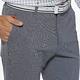 【Lynx Golf】男款吸濕排汗細條紋平口休閒長褲-藍色 product thumbnail 7