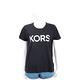 Michael Kors 鉚釘字母黑色短袖T恤 product thumbnail 2
