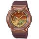 CASIO卡西歐  G-SHOCK 沙漠越野 奢華冒險 高貴銅棕 金屬錶殼 八角形錶殼 GM-2100CL-5A_44.4mm product thumbnail 2