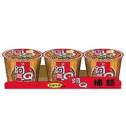 阿Q桶麵 紅椒牛肉風味桶(101gx3入)