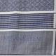 YSL Yves Saint Laurent 素雅斜格紋LOGO帕領巾(單寧藍/48CM) product thumbnail 5