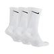 Nike 襪子 Everyday Lightweight Crew Socks 白 長襪 三雙入 SX7676-100 product thumbnail 2