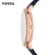 FOSSIL Jacqueline Multifunction 高雅玫瑰金環鑽女錶 藍色真皮錶帶 38MM ES5096 product thumbnail 3