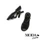涼鞋 MODA Luxury 率性極簡厚底低跟涼鞋－黑 product thumbnail 5