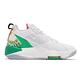 Nike 籃球鞋 Jordan Zoom 92 男鞋 海外限定 喬丹 氣墊 舒適 避震 白 綠 CK9183103 product thumbnail 3