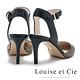 Louise et Cie 奢華金繞踝尖頭高跟鞋-黑色 product thumbnail 4