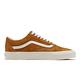 Vans 休閒鞋 Old Skool 男女鞋 橘 棕 白 豬皮 皮革 防潑水 Pig Suede VN0A38G19FZ product thumbnail 3