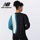 [New Balance]圓領棉上衣_女性_黑綠_AWT13500BK product thumbnail 2