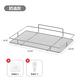 【荷生活】免打孔壁掛式金屬網格路由器置物架機上盒機頂盒放置架-大小號各1入 product thumbnail 4