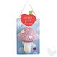 美國 Apple Park 有機棉 蘑菇搖鈴啃咬玩具 - 粉紅花瓣 product thumbnail 2