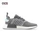 adidas 休閒鞋 NMD R1 W 女鞋 灰 白 藍 緩震 Boost 經典 運動鞋 愛迪達 GW9472 product thumbnail 3